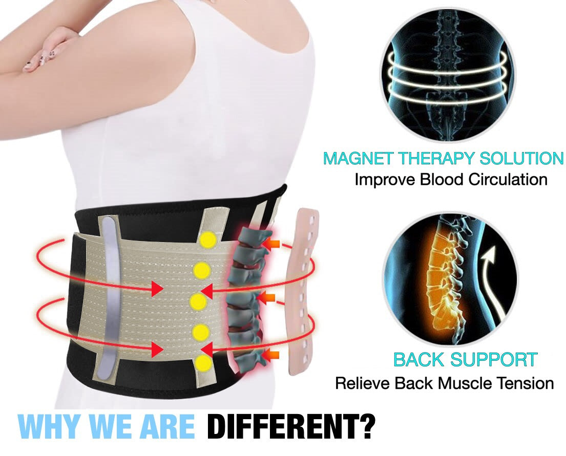 Lumbar Support Belt Extra-Wide Lower Back Waist Support Belt for
